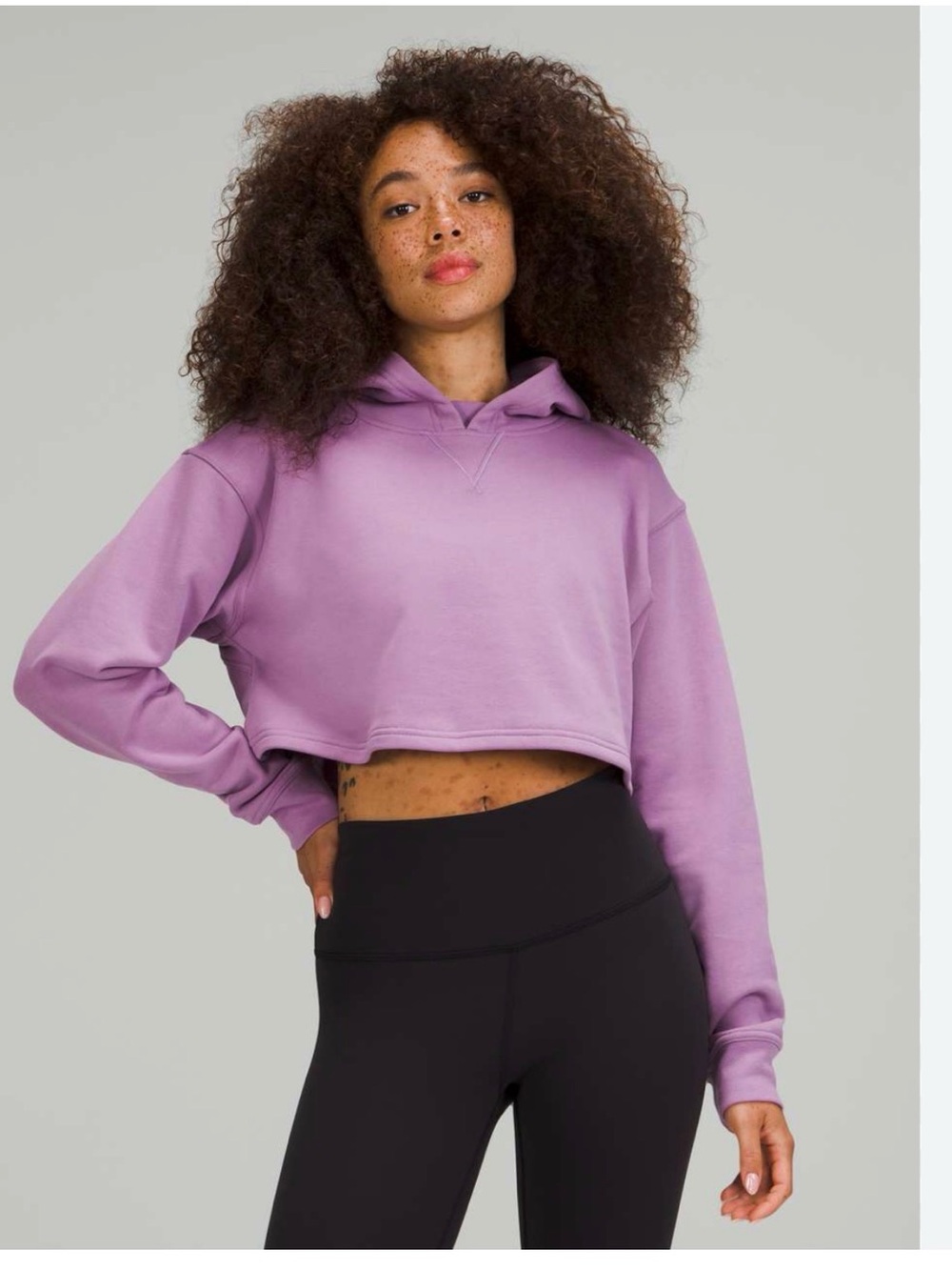 Lululemon All Yours cropped hoodie